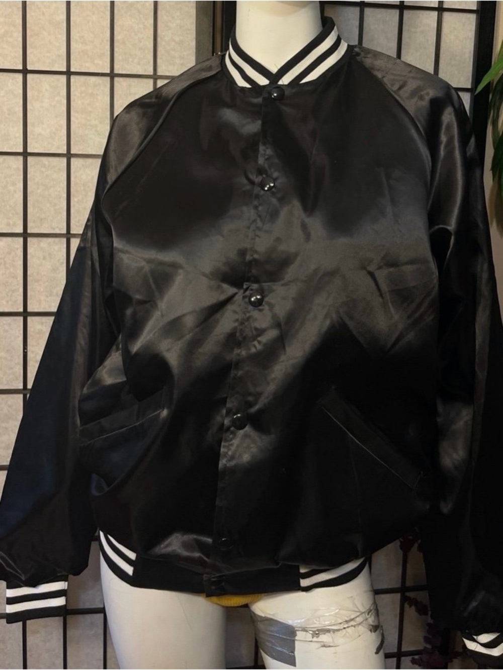 Vintage 80s Cardinal Brand Satin Bomber Style Soccer Youth/Mens M Jacket